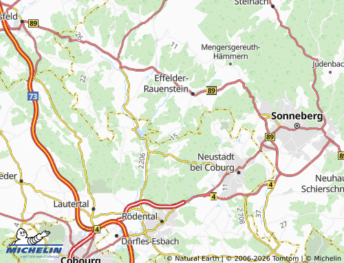 Mapa MICHELIN Rückerswind - ViaMichelin