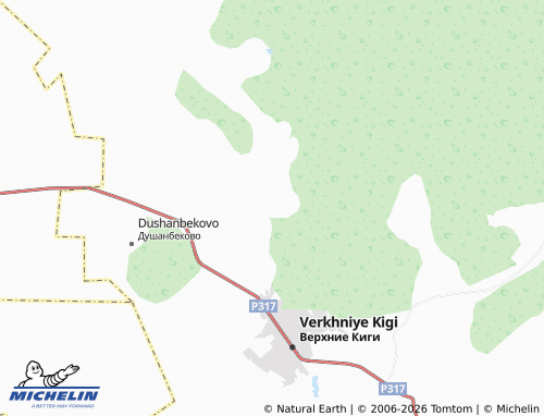 MICHELIN-Landkarte Sagirovo - ViaMichelin
