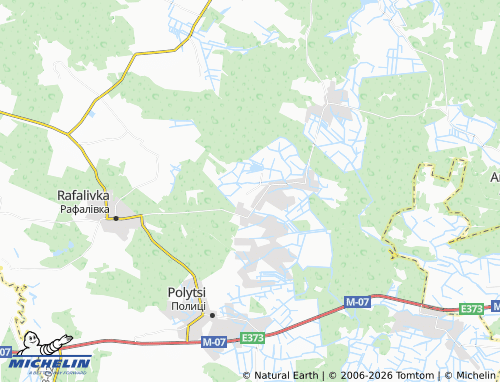 Mappa MICHELIN Mostyshche - ViaMichelin