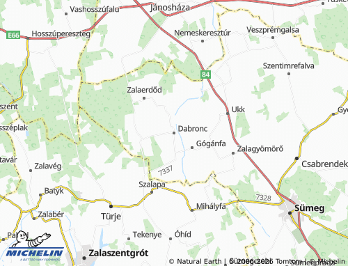 Mapa MICHELIN Dabronc - ViaMichelin