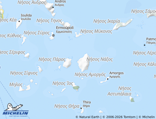 Carte MICHELIN Naxos - ViaMichelin