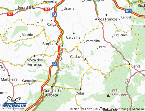 MICHELIN-Landkarte Famões - ViaMichelin