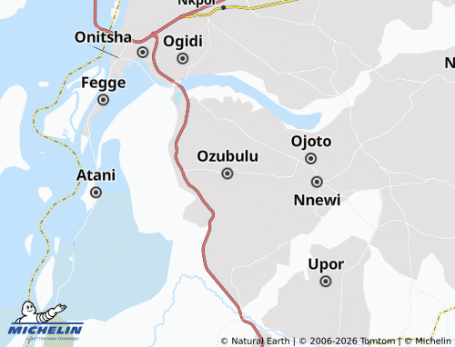 MICHELIN Ozubulu map - ViaMichelin