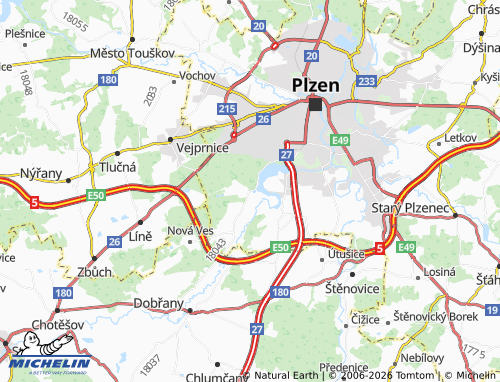 Mappa MICHELIN Valcha - ViaMichelin