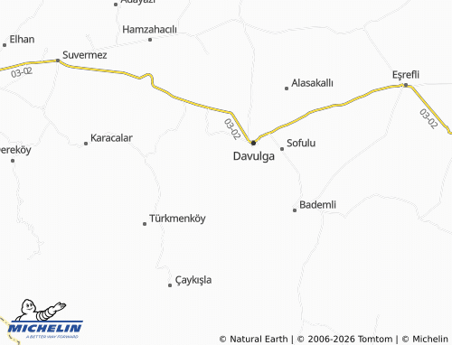MICHELIN Domurlu map - ViaMichelin