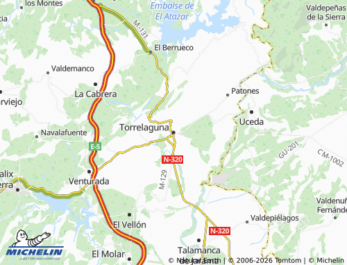 Mapa MICHELIN Torrelaguna - ViaMichelin