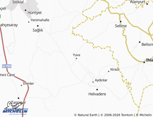 Carte MICHELIN Yuva - ViaMichelin