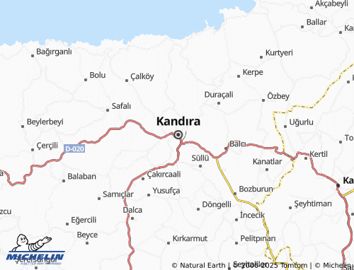 MICHELIN Çarşı map - ViaMichelin