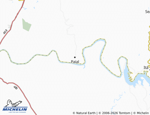MICHELIN Paial map - ViaMichelin