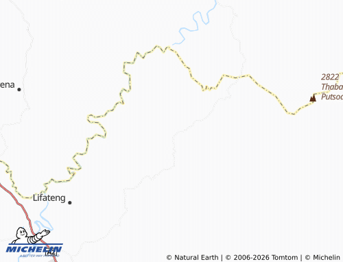 MICHELIN Ha Kholoane map - ViaMichelin