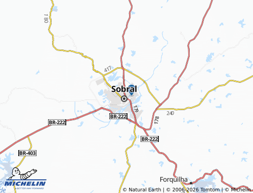 Mappa MICHELIN Bairro Coração de Jesus - ViaMichelin