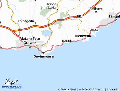 Mappa MICHELIN Beliwatta - ViaMichelin