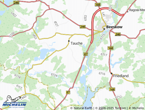 Kaart MICHELIN Stremmen - ViaMichelin