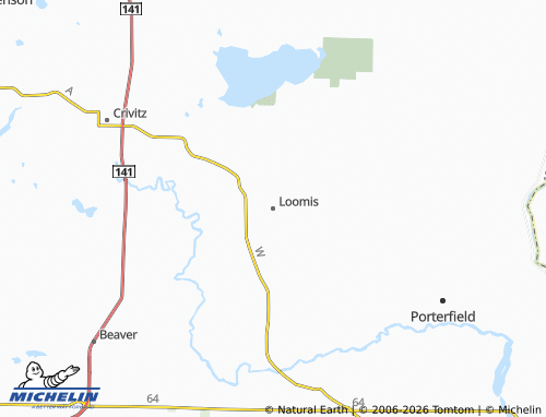 Mappa MICHELIN Loomis - ViaMichelin