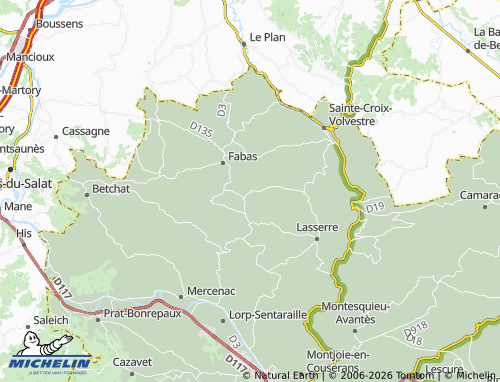 Mapa MICHELIN Tourtouse - ViaMichelin