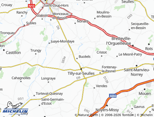 MICHELIN Bucéels map - ViaMichelin
