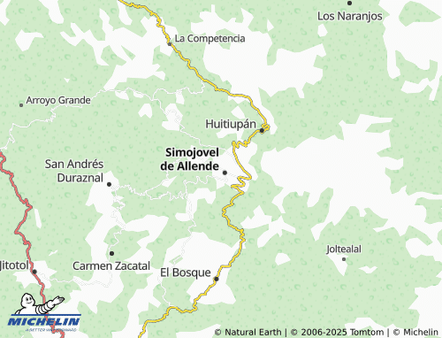MICHELIN La Ceiba map - ViaMichelin