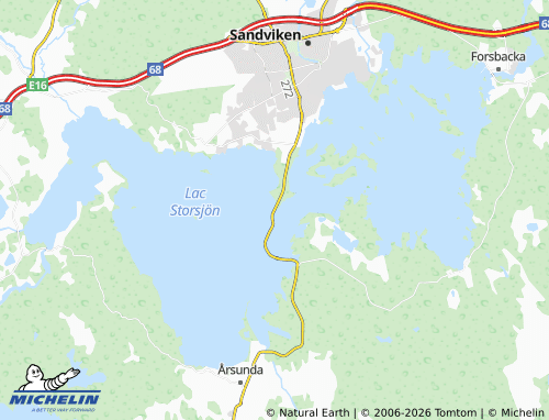 MICHELIN Härsnäs map - ViaMichelin