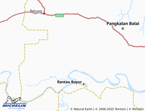 MICHELIN Galang Tinggi map - ViaMichelin