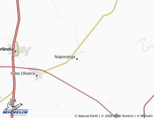 Mapa MICHELIN Nuporanga - ViaMichelin