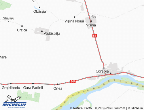MICHELIN-Landkarte Vârtopu - ViaMichelin