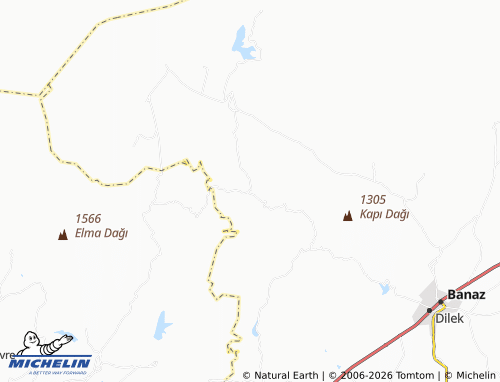 MICHELIN Ovacık map - ViaMichelin