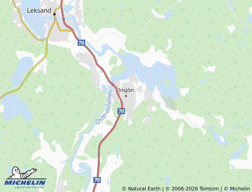 MICHELIN-Landkarte Insjön - ViaMichelin