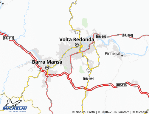 Mapa MICHELIN Vila Santa Cecília - ViaMichelin