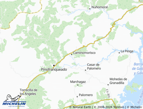 Kaart MICHELIN Caminomorisco - ViaMichelin