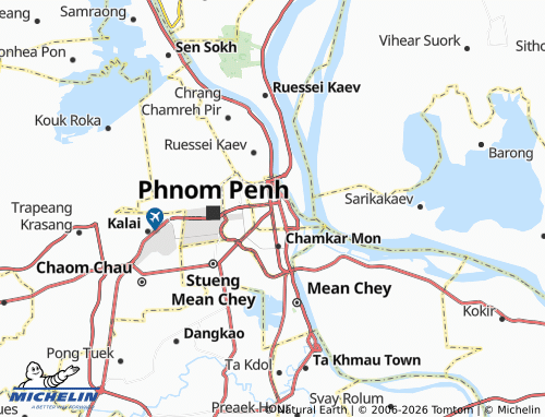 Mappa MICHELIN Phsar Thmei Pir - ViaMichelin