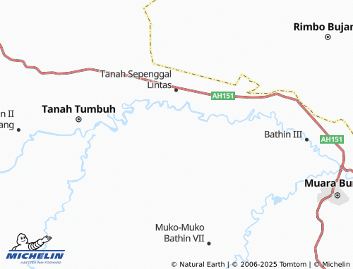 MICHELIN Tanah Bekali map - ViaMichelin