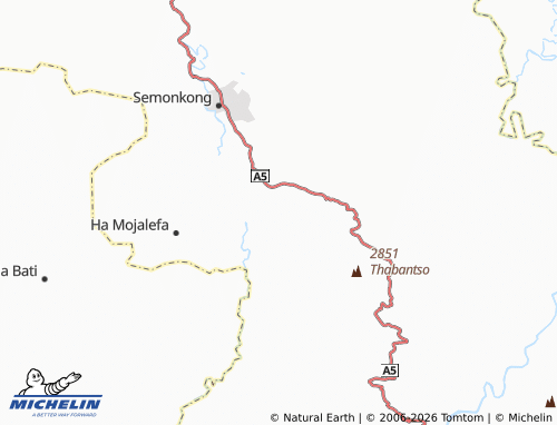 MICHELIN-Landkarte Ha Tsoinyane - ViaMichelin