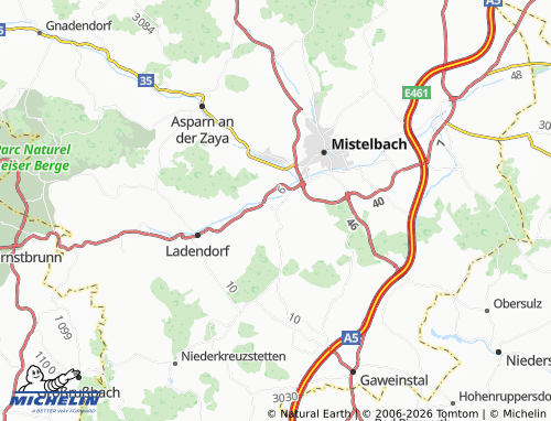 MICHELIN Paasdorf map - ViaMichelin