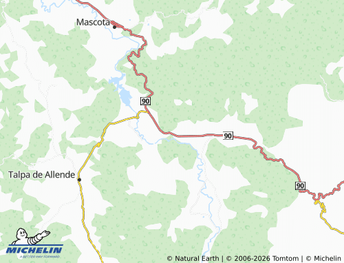 Mappa MICHELIN Guayabitos - ViaMichelin