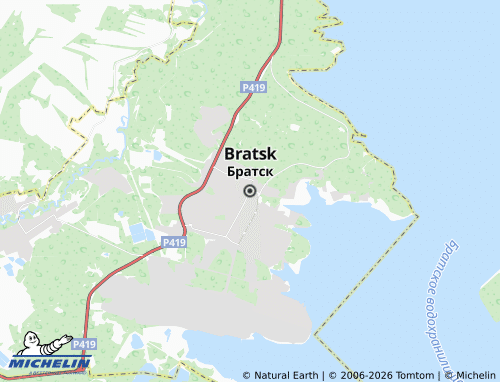MICHELIN-Landkarte Bratsk - ViaMichelin
