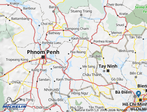 Mapa MICHELIN Svay Antor - ViaMichelin