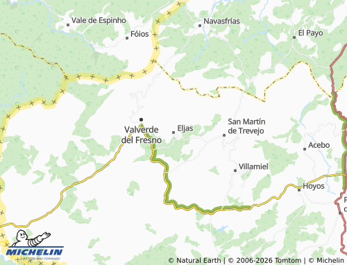 MICHELIN Eljas map - ViaMichelin