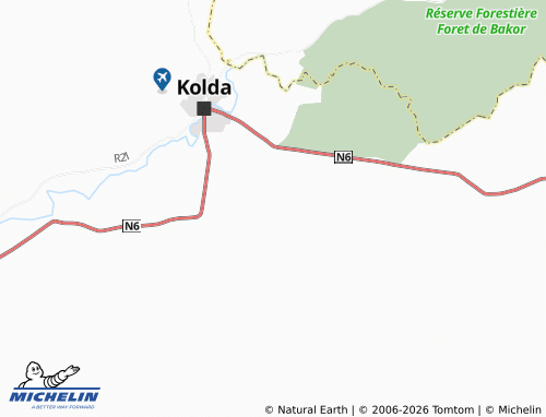 Mapa MICHELIN Diatourou Kounda - ViaMichelin