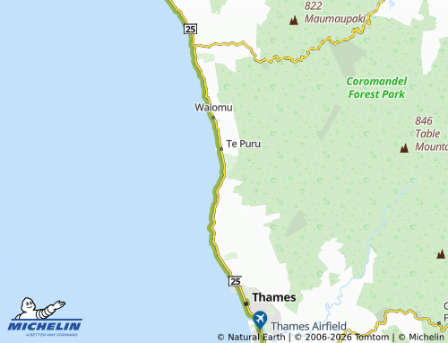 Mapa MICHELIN Thornton Bay - ViaMichelin