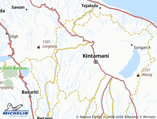 Mappa MICHELIN Awan - ViaMichelin