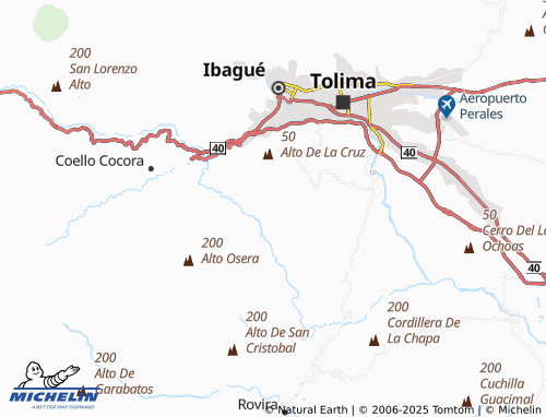 Carte MICHELIN Charco Rico Bajo - ViaMichelin