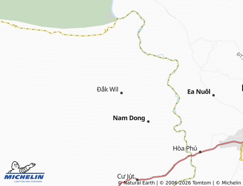 Mapa MICHELIN Đắk Wil - ViaMichelin