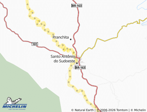 MICHELIN-Landkarte San Antonio - ViaMichelin