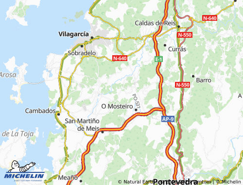 Mapa MICHELIN O Casal - ViaMichelin