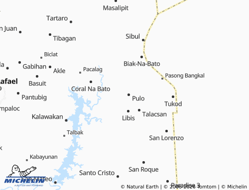 MICHELIN Pasong Callos map - ViaMichelin