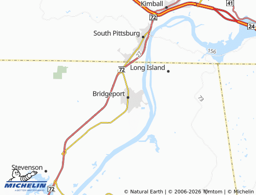 Mappa MICHELIN Bridgeport - ViaMichelin