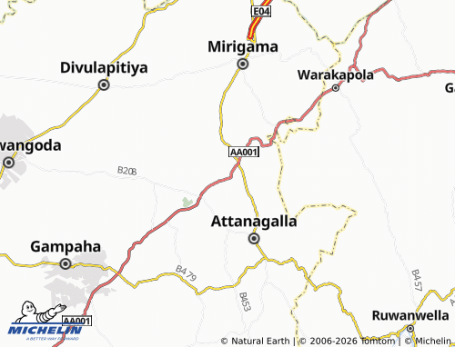 Mappa MICHELIN Wedagama - ViaMichelin