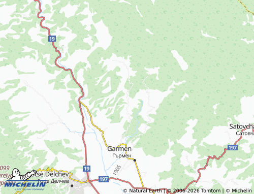 MICHELIN-Landkarte Skrebatno - ViaMichelin