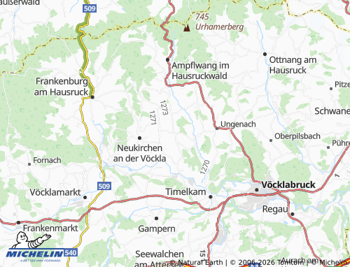 Mappa MICHELIN Puchkirchen am Trattberg - ViaMichelin