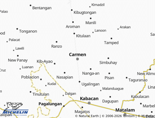 MICHELIN Carmen map - ViaMichelin